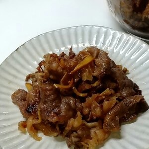 牛肉と生姜の炒め煮